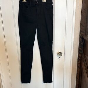 J Brand Black High-Rise Skinny Jeans